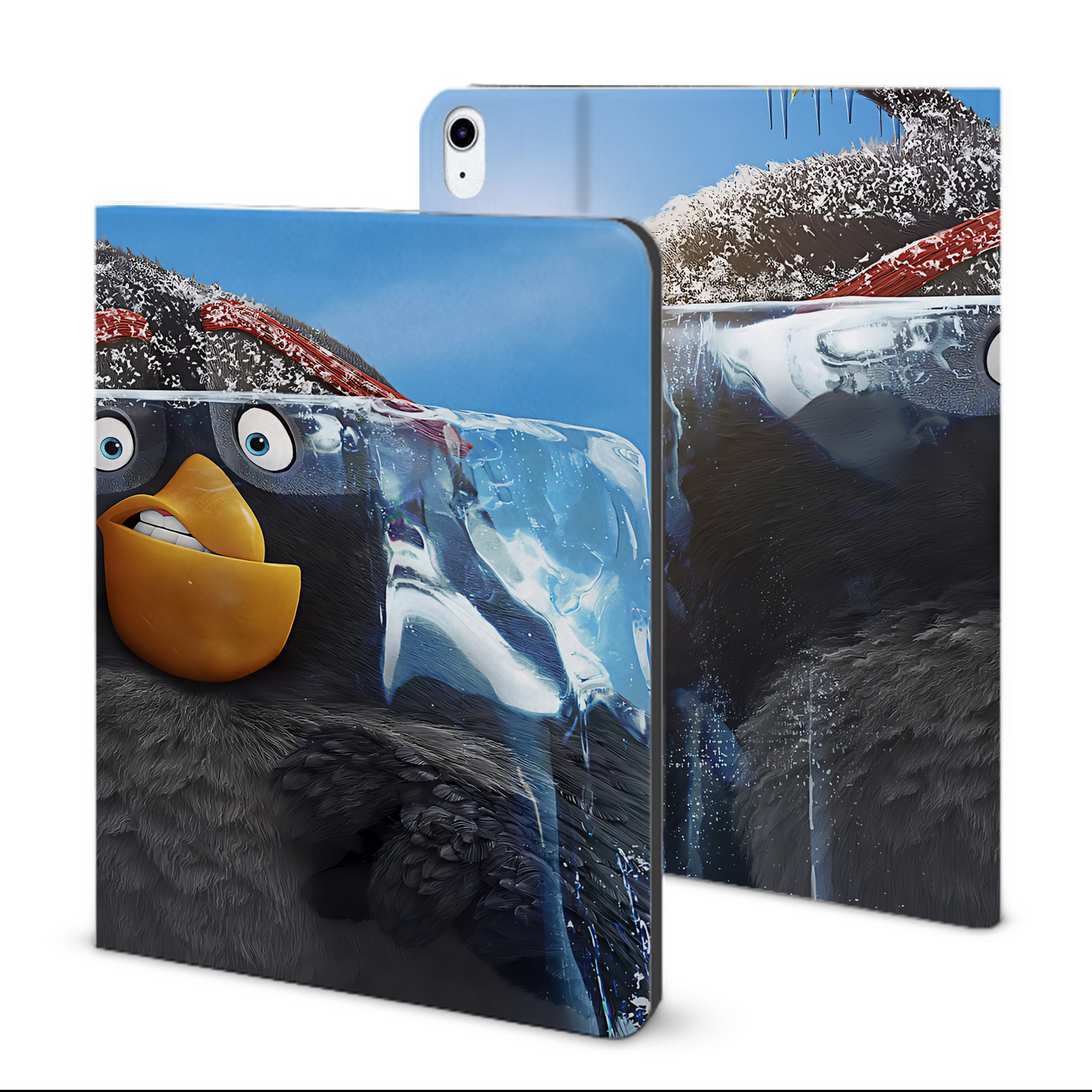 （画像用） Angry Birds アングリーバード IPad ケース ブック型 PUレザー TPU 耐衝撃 軽量 薄型 ペン収納なし 全面保護 IPad 各モデル対応
